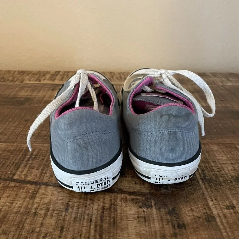 Converse All Star Youth Kids Girls Pink & Gray